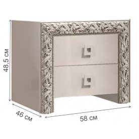 Прикроватная тумба Тиффани Премиум