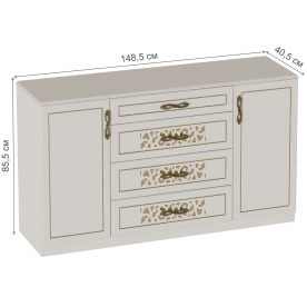 Спальный гарнитур Оливия комплектация 1