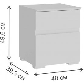 Спальный гарнитур Плейона комплектация 1