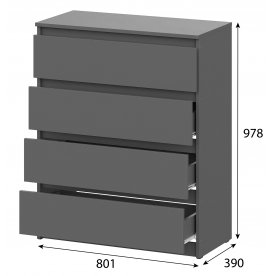 Спальный гарнитур Сибити комплектация 1