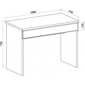 Туалетный столик Анастасия АН-17К
