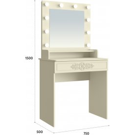 Туалетный столик Ассоль Лайт ТСН-4