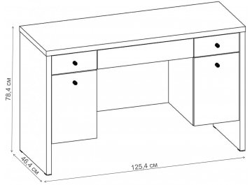 Туалетный столик Пион-5 ТС.008.1250-01