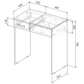 Туалетный столик Риано-01