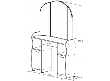 Туалетный столик София Т2