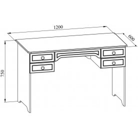 Туалетный столик Соня Премиум СО-22К
