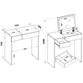 Туалетный столик СП-22