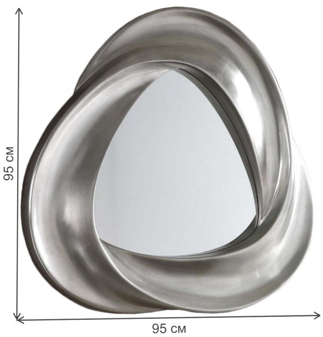 Зеркало PU178 серебро