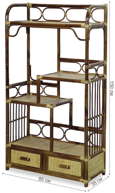 Этажерка Calamus Rotan 09/18 олива