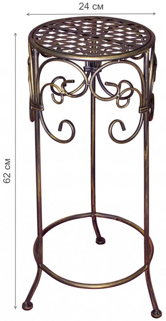 Подставка круглая средняя Ванкувер бронзовая