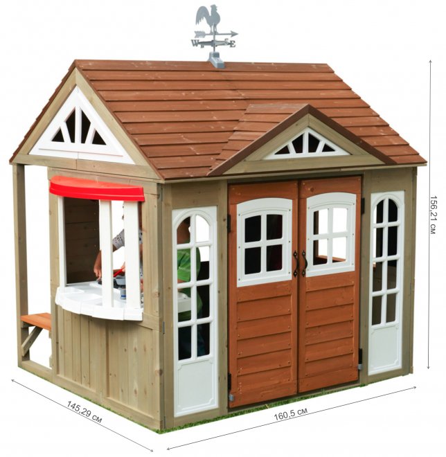 Детский домик Поместье Кантри Виста P280097_KE коричневый