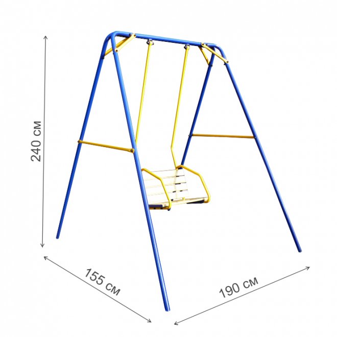 Качели Лидер 1-03 синие