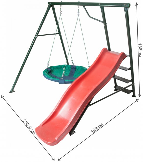 Металлическая площадка  Радуга