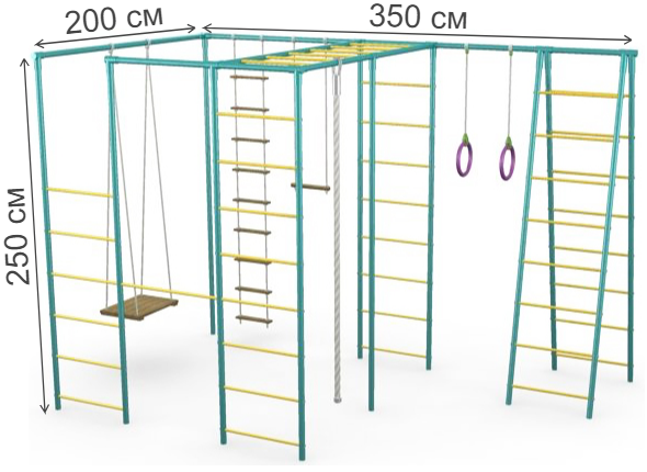 Детский спортивный комплекс СпортОкей Классик-2