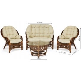 Комплект для отдыха из ротанга Chorchill