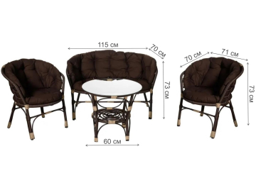Комплект для отдыха Багама 3+1