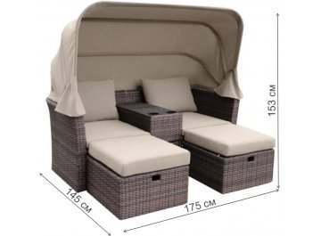 Комплект для отдыха из ротанга AFM-330B