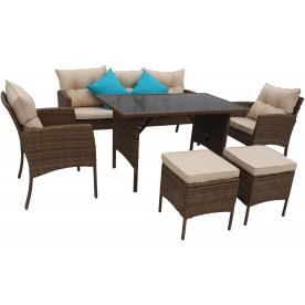 Комплект для отдыха из ротанга Милена