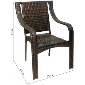 Кресло из ротанга Жаклин