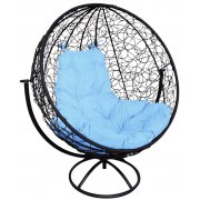 чёрный / голубой