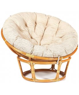 Кресло из ротанга Papasan 23/01 W мед / старт