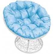 белый / голубой