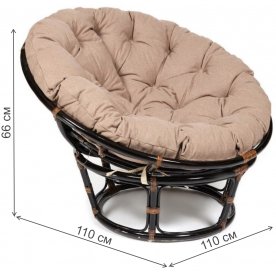 Кресло из ротанга Папасан Р110СС