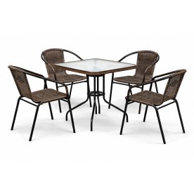 Обеденный комплект из ротанга Асоль