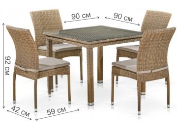 Обеденный комплект T257B Y380B-W65