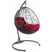 серый / бордовый