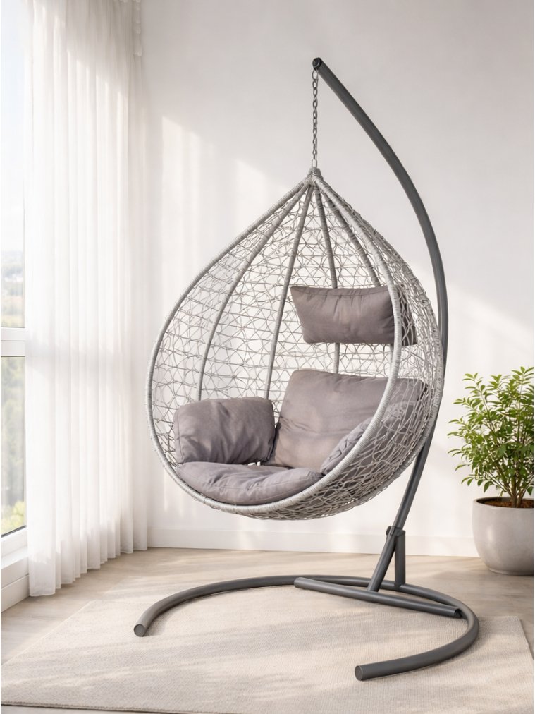 Подвесное кресло Tropica gray