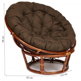Кресло из ротанга Papasan 23/01 W