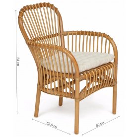 Кресло Nabire темный мед / dark honey