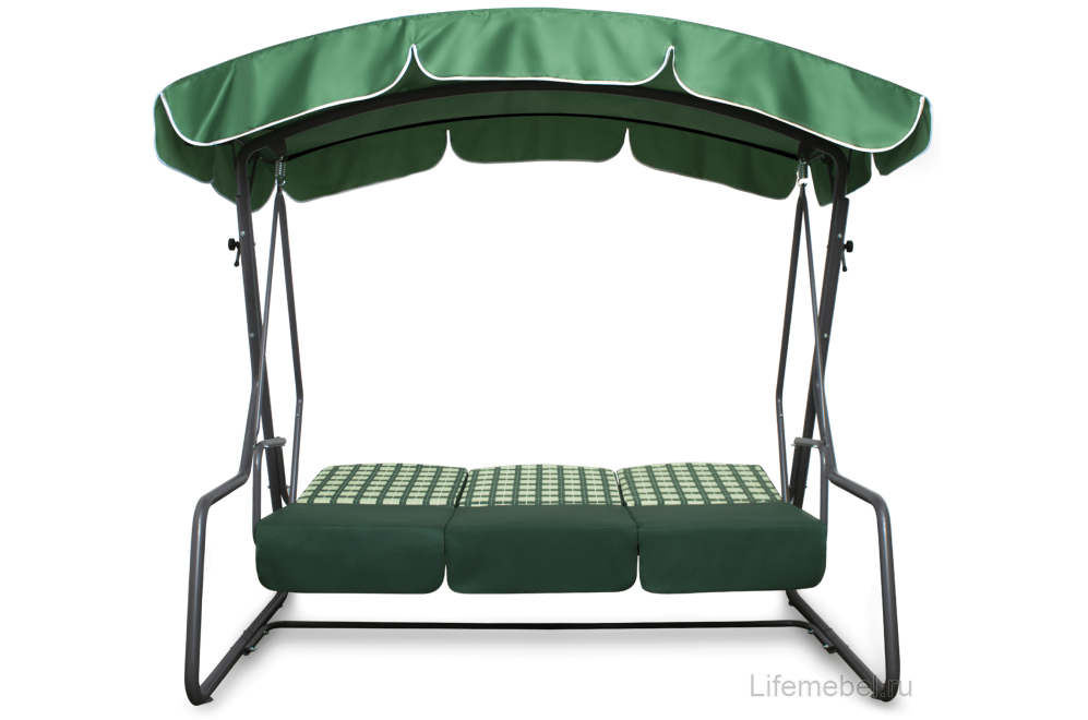 Качели садовые Рандеву Стандарт зеленый