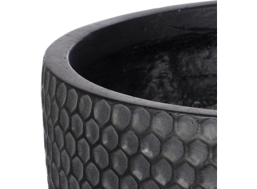 Кашпо Ханни Круглое HON-CLNDR-BLK-31