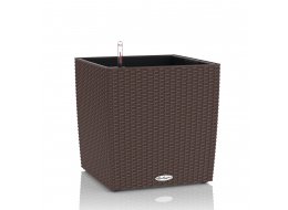 Кашпо Lechuza 15375 CUBE Cottage 30 мокка