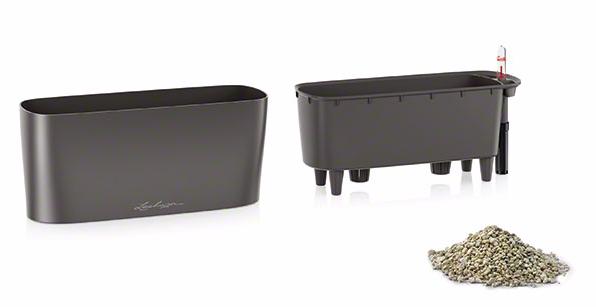 Кашпо Lechuza 15465 DELTA 10 Фиолетово-пастельный блестящий