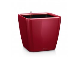 Кашпо Lechuza 16147 QUADRO LS 28 Ярко-красный блестящий
