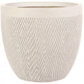 Кашпо Лотус Круглое D26.5 H24.5 MESHR26-AW