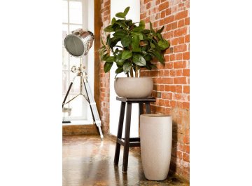 Кашпо Лотус Высокое Круглое D24 H46 MESHV24-T