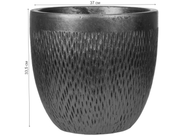 Кашпо Лотус Круглое MESHR37-GLD