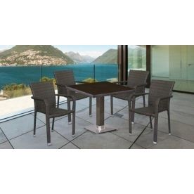 Обеденный комплект 4+1 T605SWT A2001B-W53 4Pcs