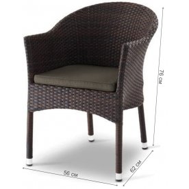 Обеденный комплект 4+1 T606SWT WS2907B 4Pcs