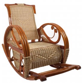 Кресло-качалка Valua коньяк