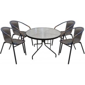 Кофейный комплект из ротанга Марсель