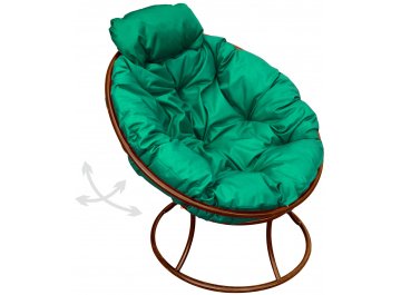 Металлическое кресло Папасан мини