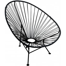 Металлическое кресло Ракушка