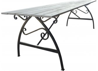 Деревянный стол Садовый 2,5 м