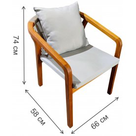 Деревянный стул TAG/PABLITO-ARM/IR