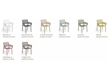 Кресло пластиковое Doga белый